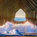 High tide under the pier